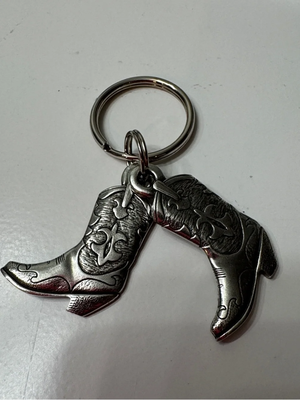 Danforth Pewter Western-Inspired Cowboy Boot Keyring